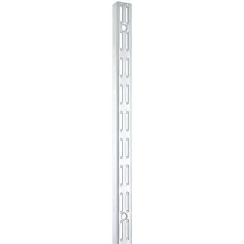 CRÉMAILLÈRE BLANCHE 2000 MM DOUBLE PERFORATION PAS DE 32 MM