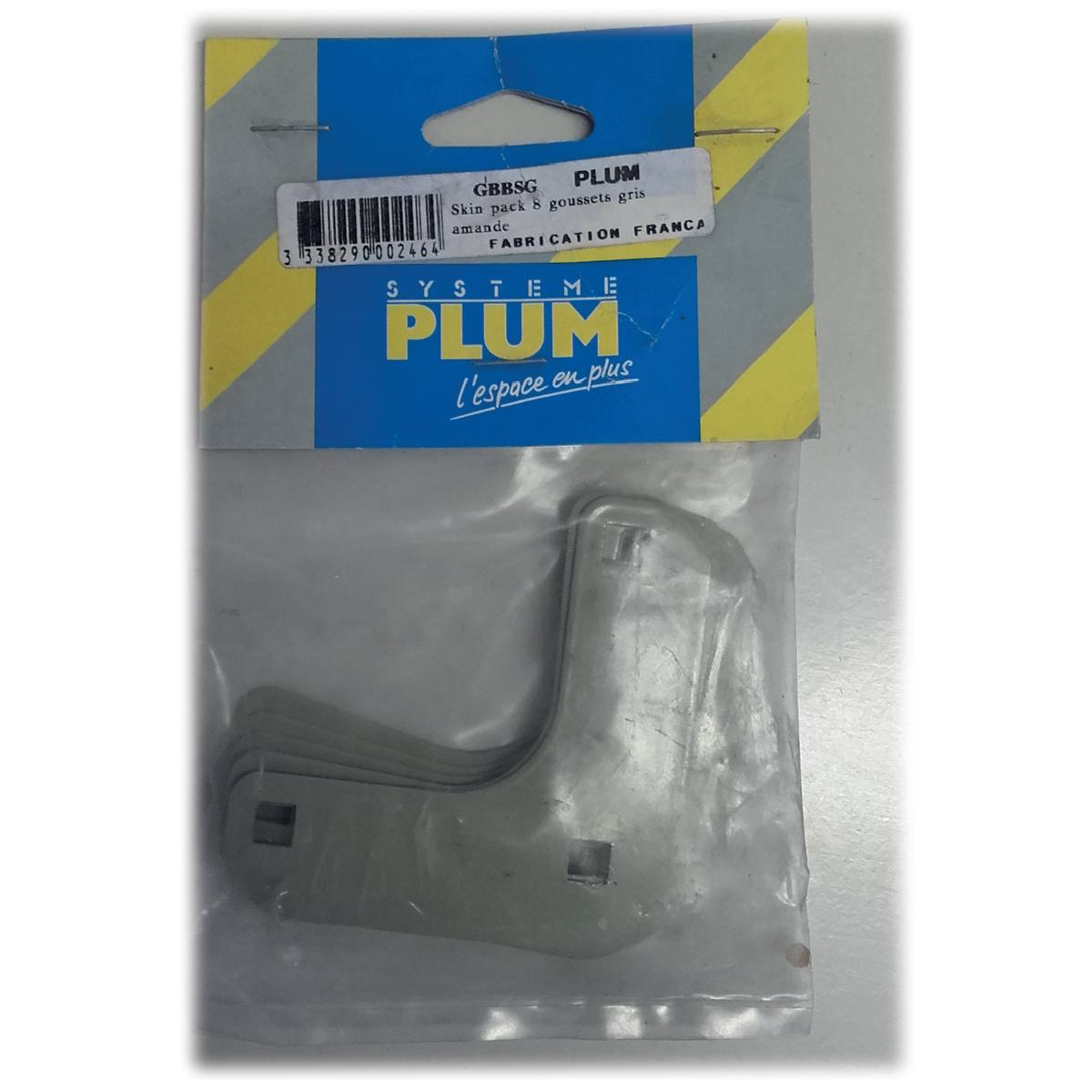 SACHET 8 ÉQUERRES POUR CORNIÈRE PERFORÉE