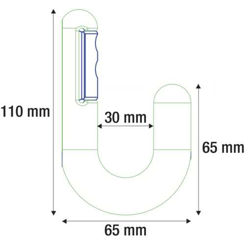 PORTE-MANTEAUX 1 TÊTE PARKID VERT