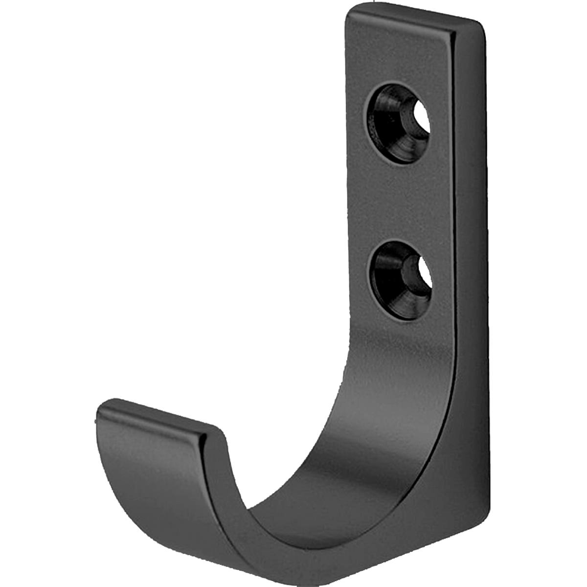 PATÈRE SIMPLE NOIR MAT