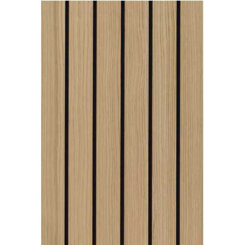 MDF NOIR CHENE RIGATO 033 RAINURE PARIS 2850x600x17 mm