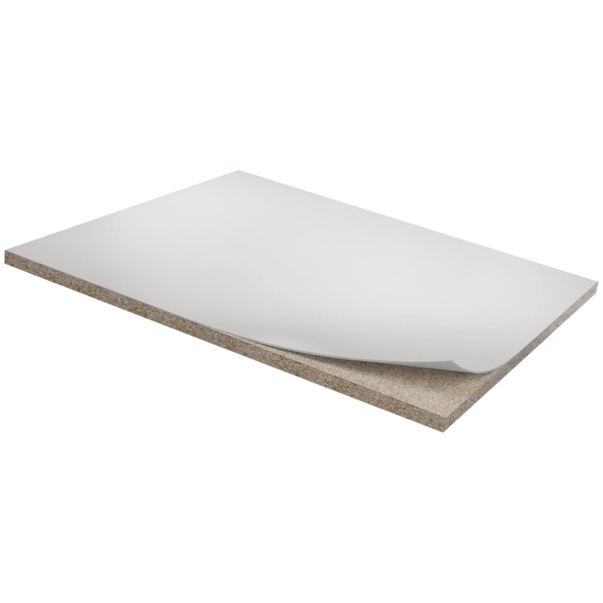 MÉLAMINÉ BIOSOURCÉ NAF (SANS FORMALDÉHYDE) BLANC LUNAIRE SABLÉ 3060 x 2070 x 19 mm