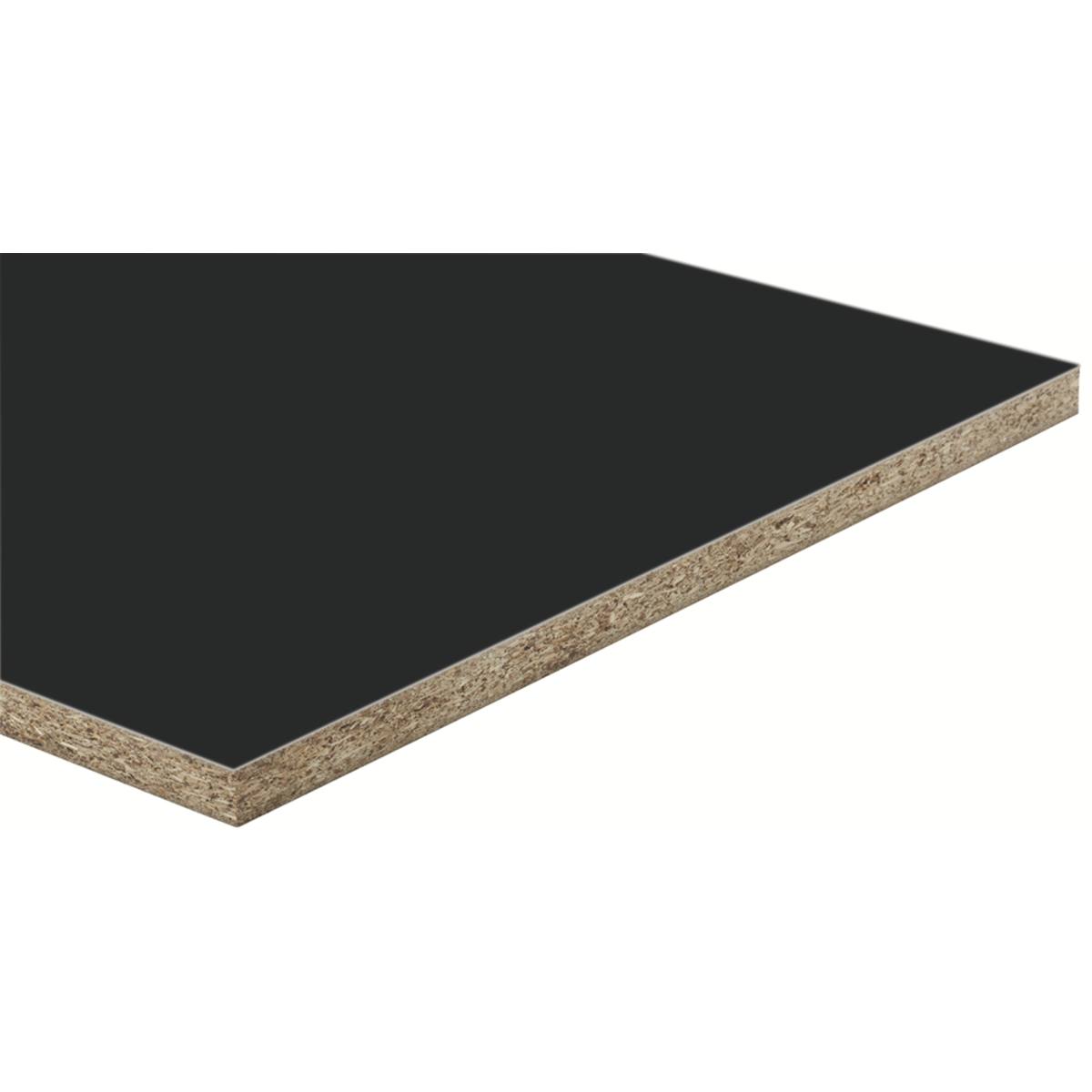 PANNEAU MÉLAMINÉ NOIR VOLCAN 2800 X 2100 X 12 MM