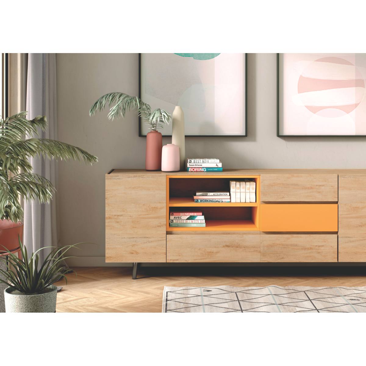 FINSALAM STRATIFIÉ HPL 3050X1300X0,8 MM 0AU AMARILLO POMPEYA SOFT III