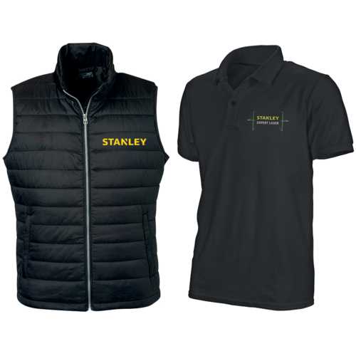 PACK LASER ROTATIF VERT DBLE PENTE MANUEL RL750LG + VESTE BODY WARMER + POLO LASER EXPERT