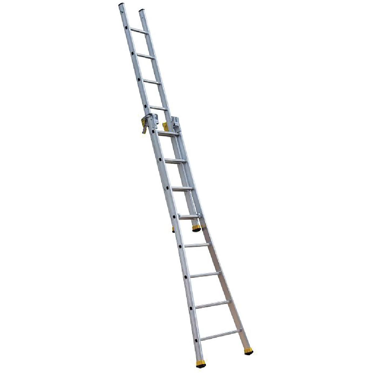 ÉCHELLE TRANSFORMABLE 2x8 BARREAUX  2,50 - 4,15 M