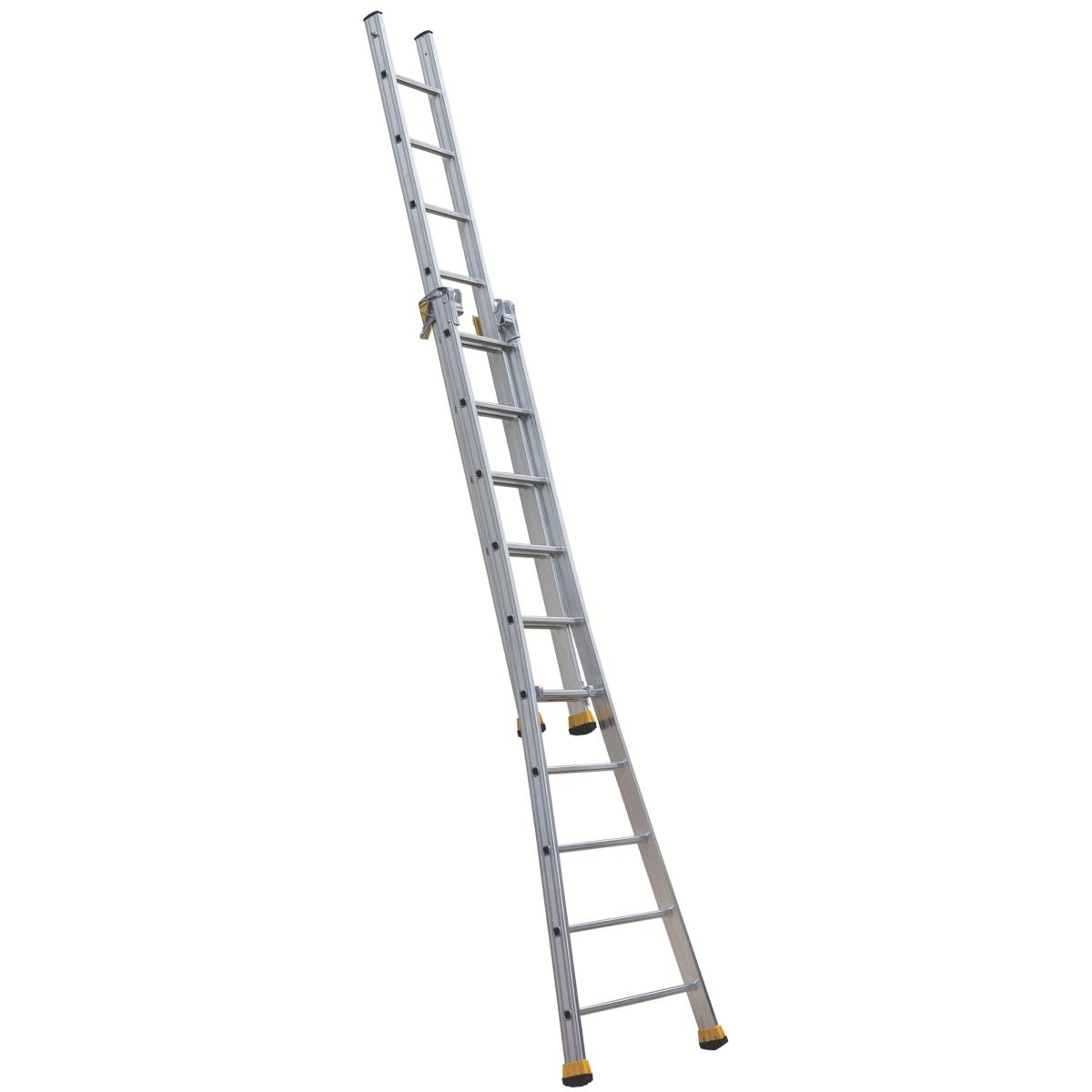 ÉCHELLE TRANSFORMABLE 2x10 BARREAUX  3,05 - 5 M
