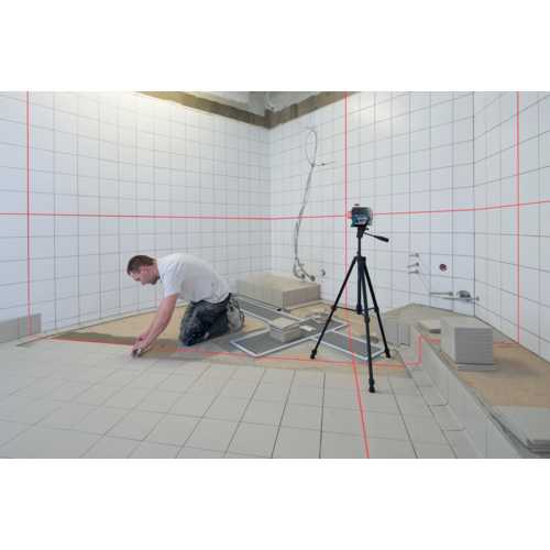 NIVEAU LASER À FAISCEAU ROUGE - 3 LIGNES 360°