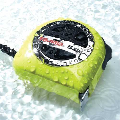 MESURE AQUATIQUE 5 M X 25 MM RUBAN NYLON ET RESSORT INOX