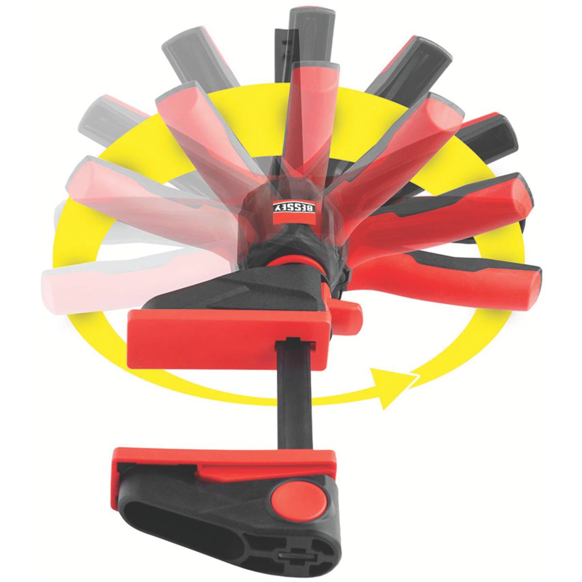 PRESSE UNE MAIN AVEC POIGNÉE PIVOTANTE SERRAGE DE 450 MM