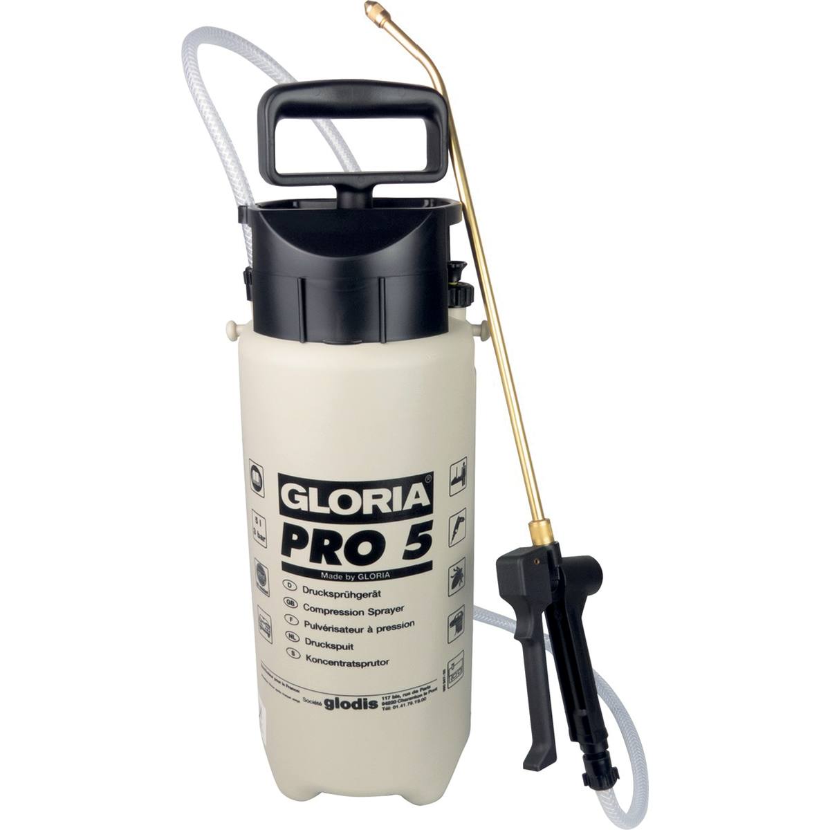 PULVÉRISATEUR À PRESSION PRÉALABLE 5 L