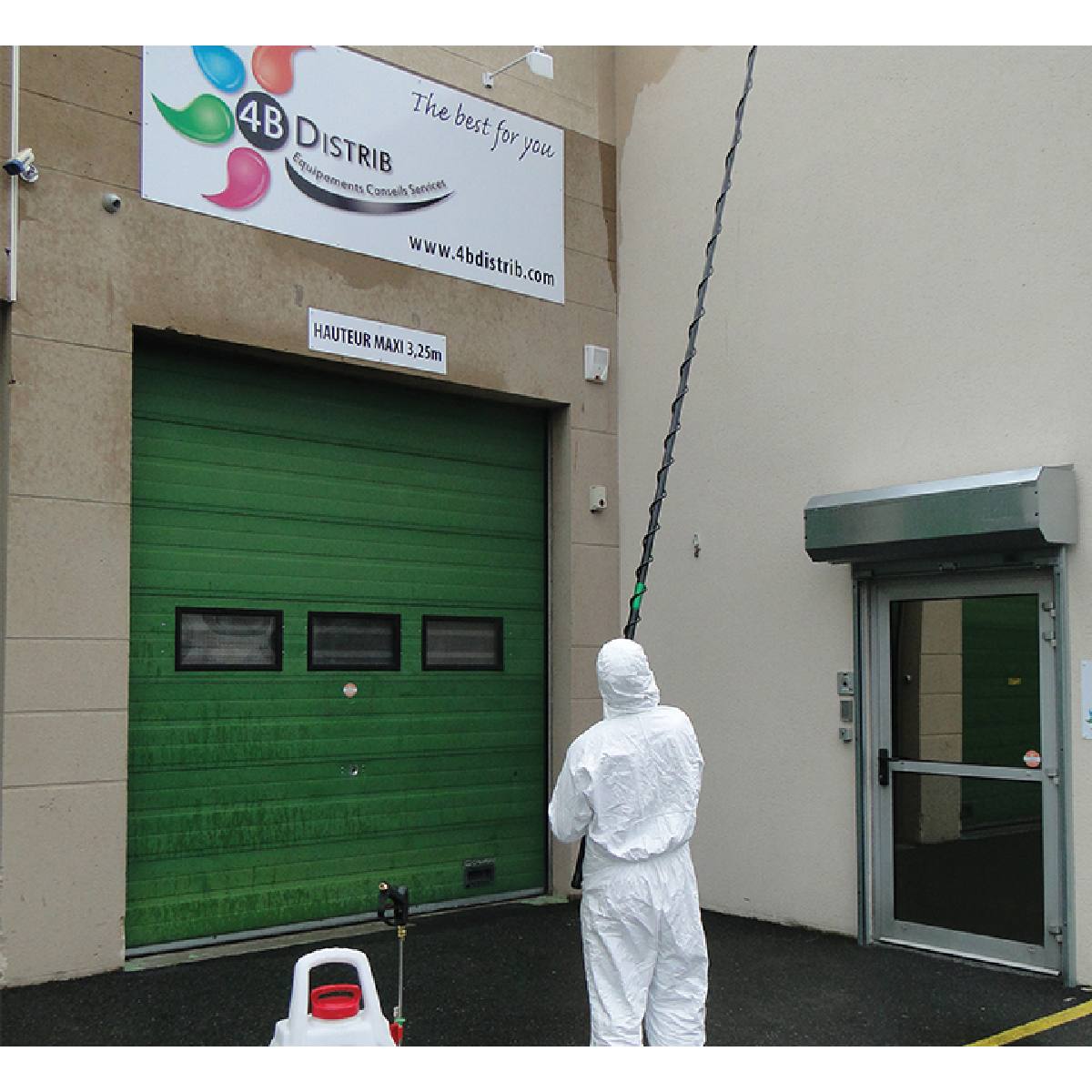 PERCHE TÉLESCOPIQUE 5,40 M POUR PULVÉRISATEUR AVEC COUPLEUR