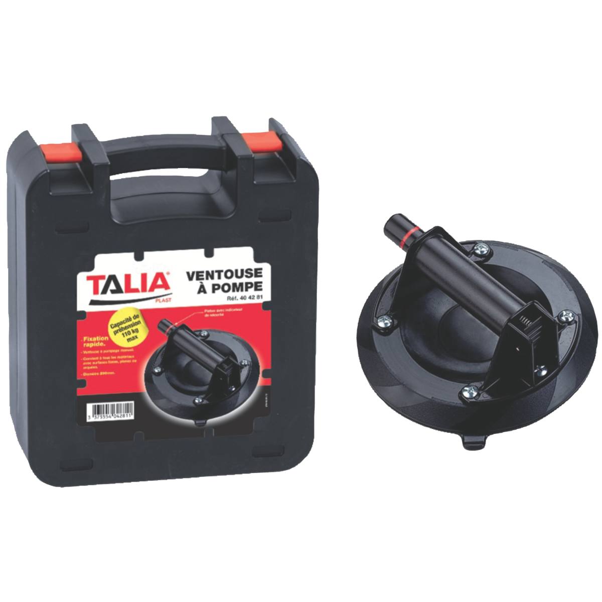 VENTOUSE À POMPE PRO Ø 200 MM / 130 KG