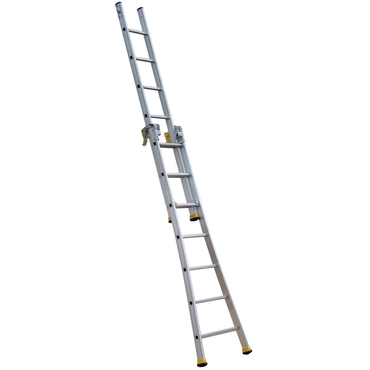 ÉCHELLE TRANSFORMABLE 2x7 BARREAUX 2,20 - 3,60 M