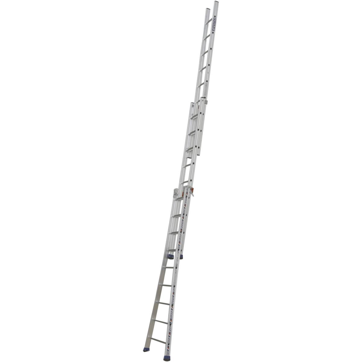ÉCHELLE TRANSFORMABLE 3x9 BARREAUX 2,75 - 6,10 M