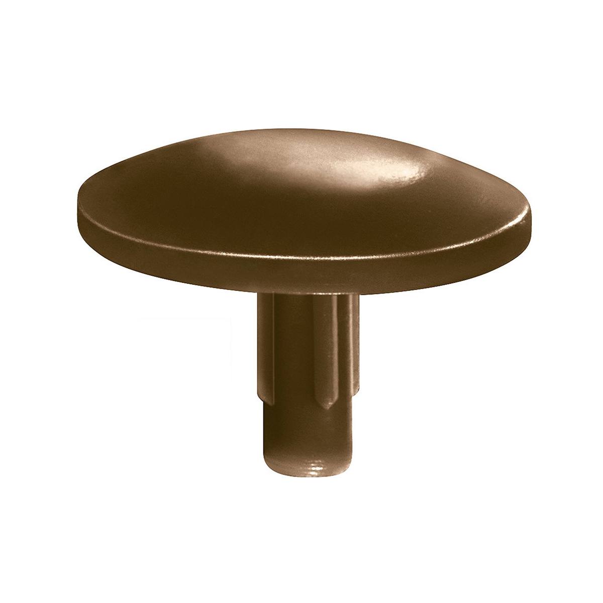 CACHE-VIS MARRON FONCÉ POUR VIS PZ2 PANNEAUX DE PARTICULES