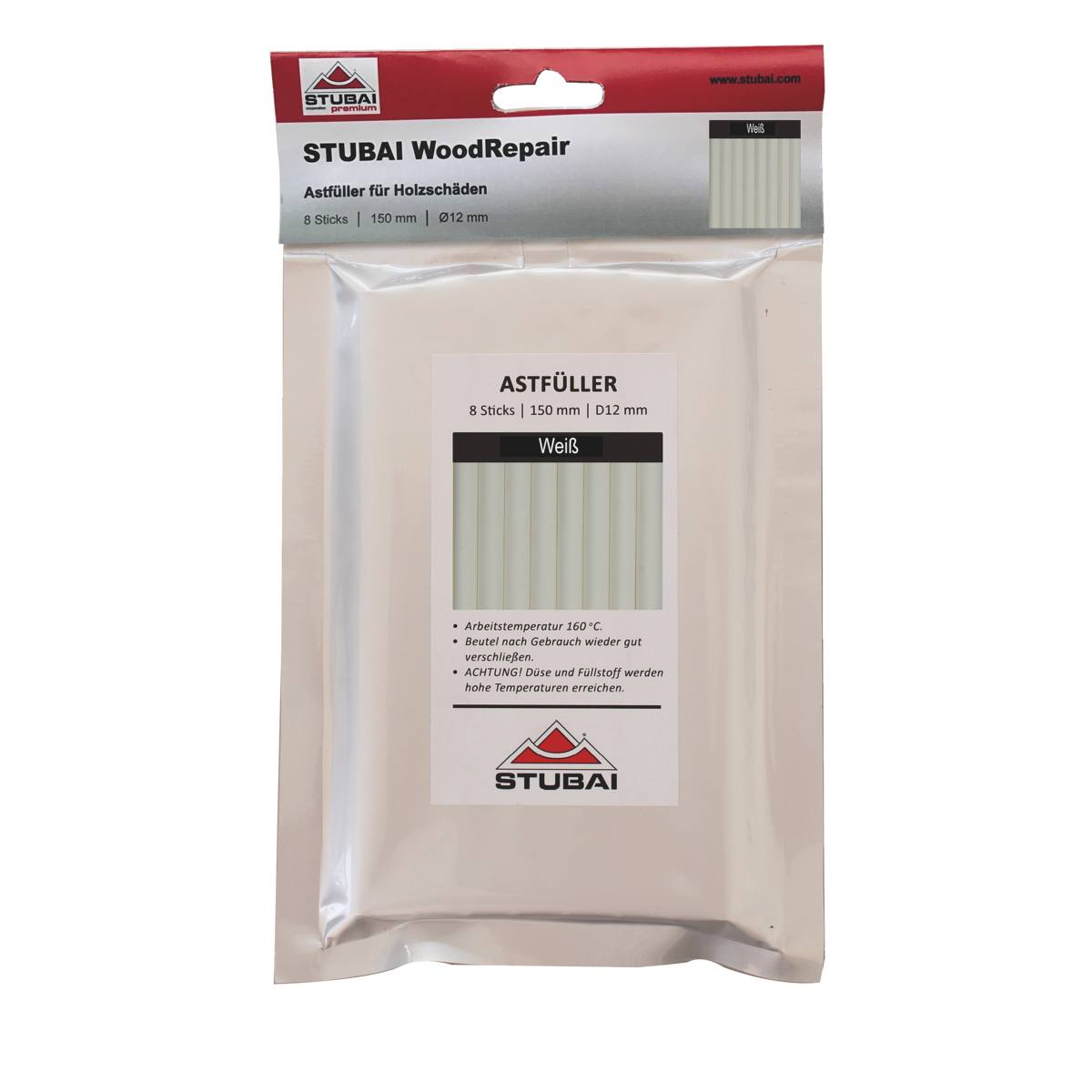 MASTIC DE REPARATION VIEUX BLANC POUR BOIS -  9 BÂTONS  - Ø12mmx300mm
