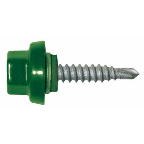 SACHET 25 VIS ZACROVIS ACIER 6,3 x 22 MM VERT 6011
