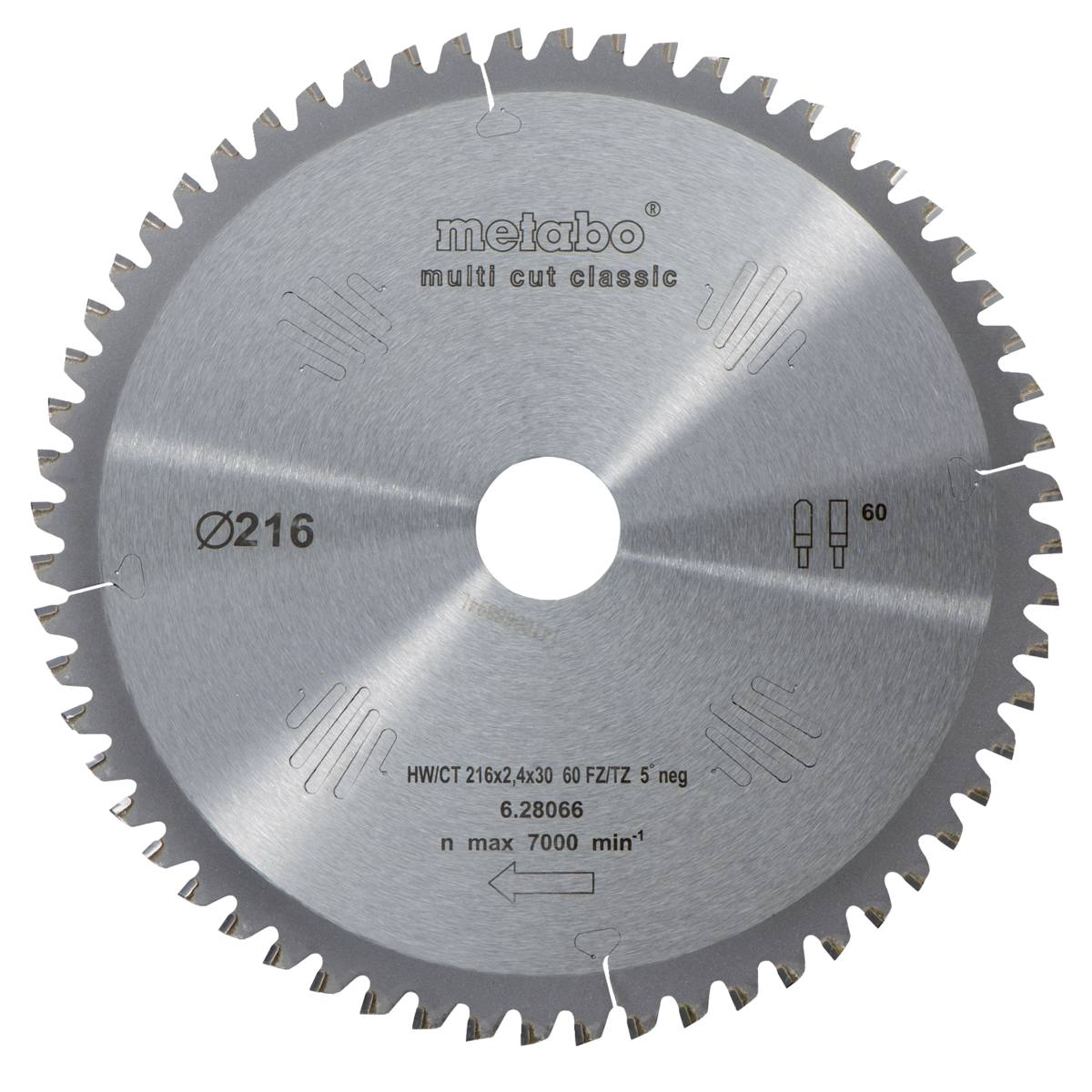 Lame De Scie Circulaire 216 Mm - 80 Dents Carbure Tungstène - Alésage 30 Mm (bagues Incluses) - Pour Bois, Compatible Bosch, Makita, DeWalt