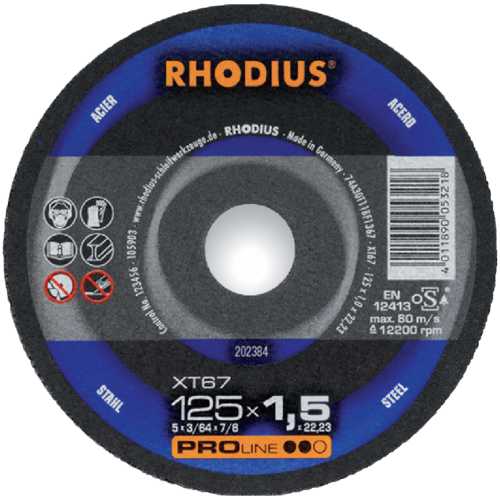 DISQUE À TRONÇONNER XT67 - Ø 115 X 1,5 X 22,2 MM