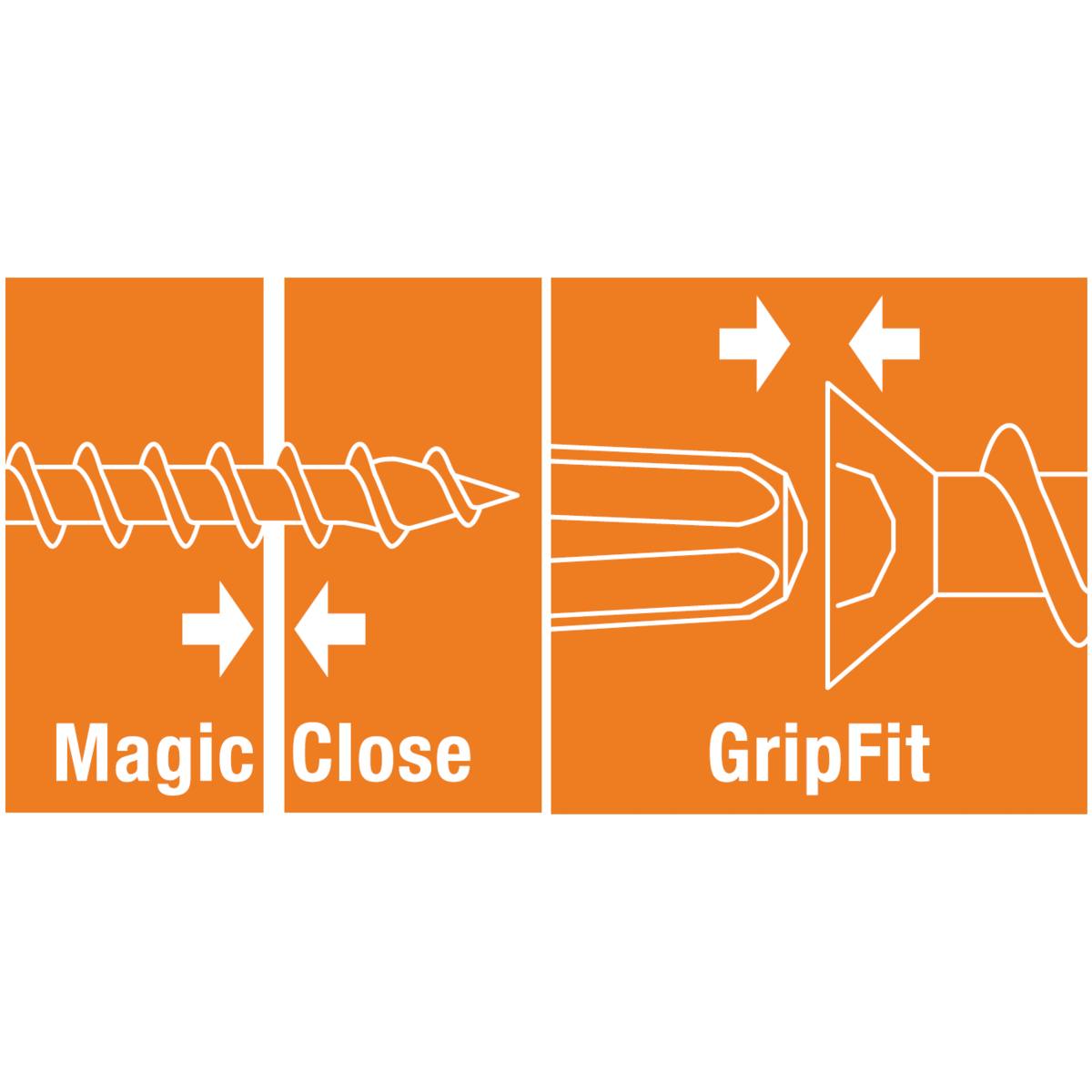 VIS AGGLO TF TX20 Z.BLANC FTOT 4,5x35 (B.500)