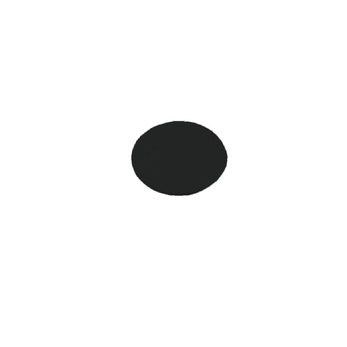 CACHE VIS ADHÉSIF NOIR Ø20