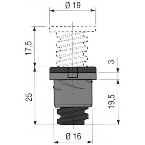 VÉRIN POUR LE PVC TYPE 700