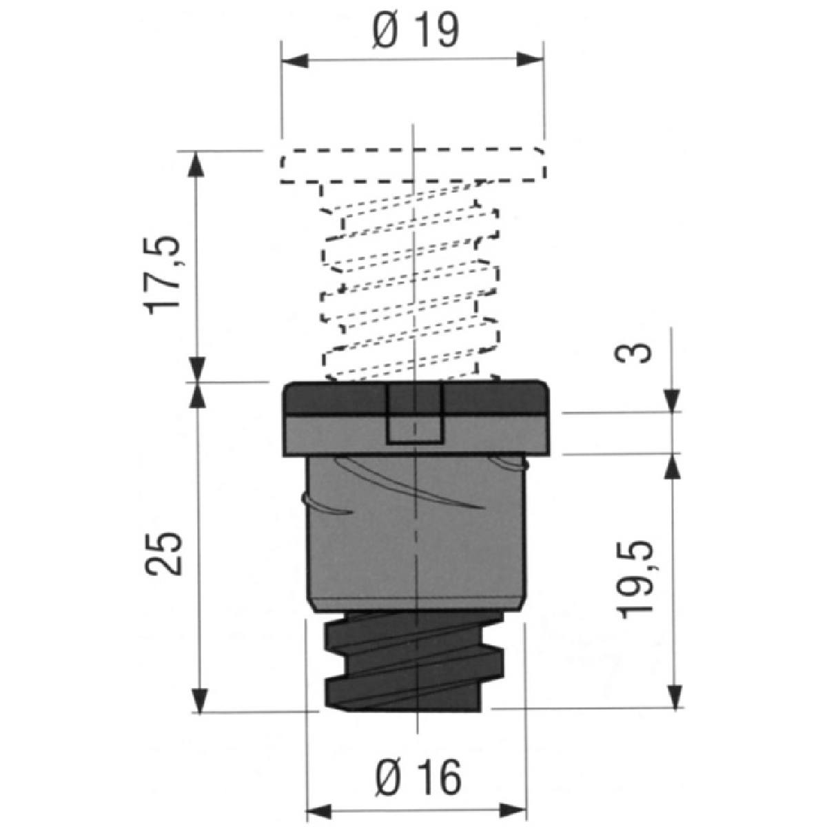 VÉRIN POUR LE PVC TYPE 700
