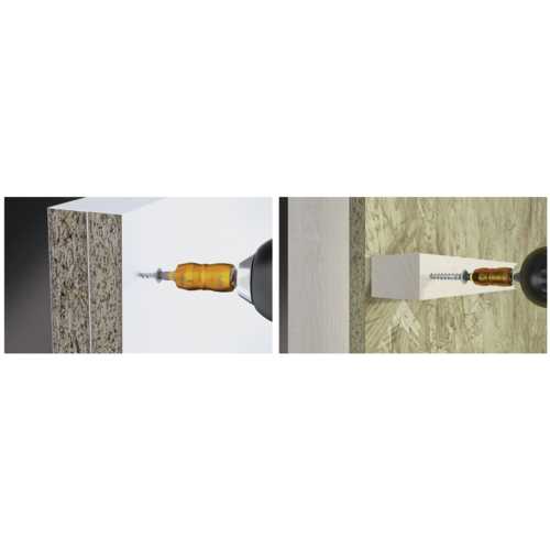 VIS BOIS ET AGGLO TORX, FILETAGE PARTIEL, ACIER ZINGUÉ, TOPIX-PLUS  6X100/100