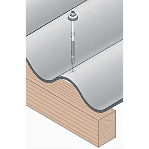SACHET 100 FIXATIONS DE PLAQUES FIBRES-CIMENT SUR CHARPENTE BOIS