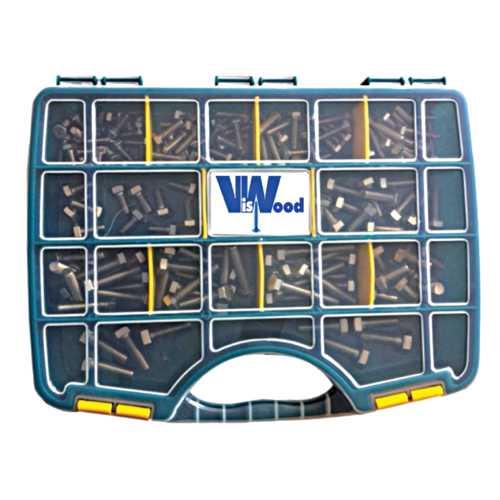 COFFRET VIS MÉTAUX TÊTE 6 PANS INOX A2