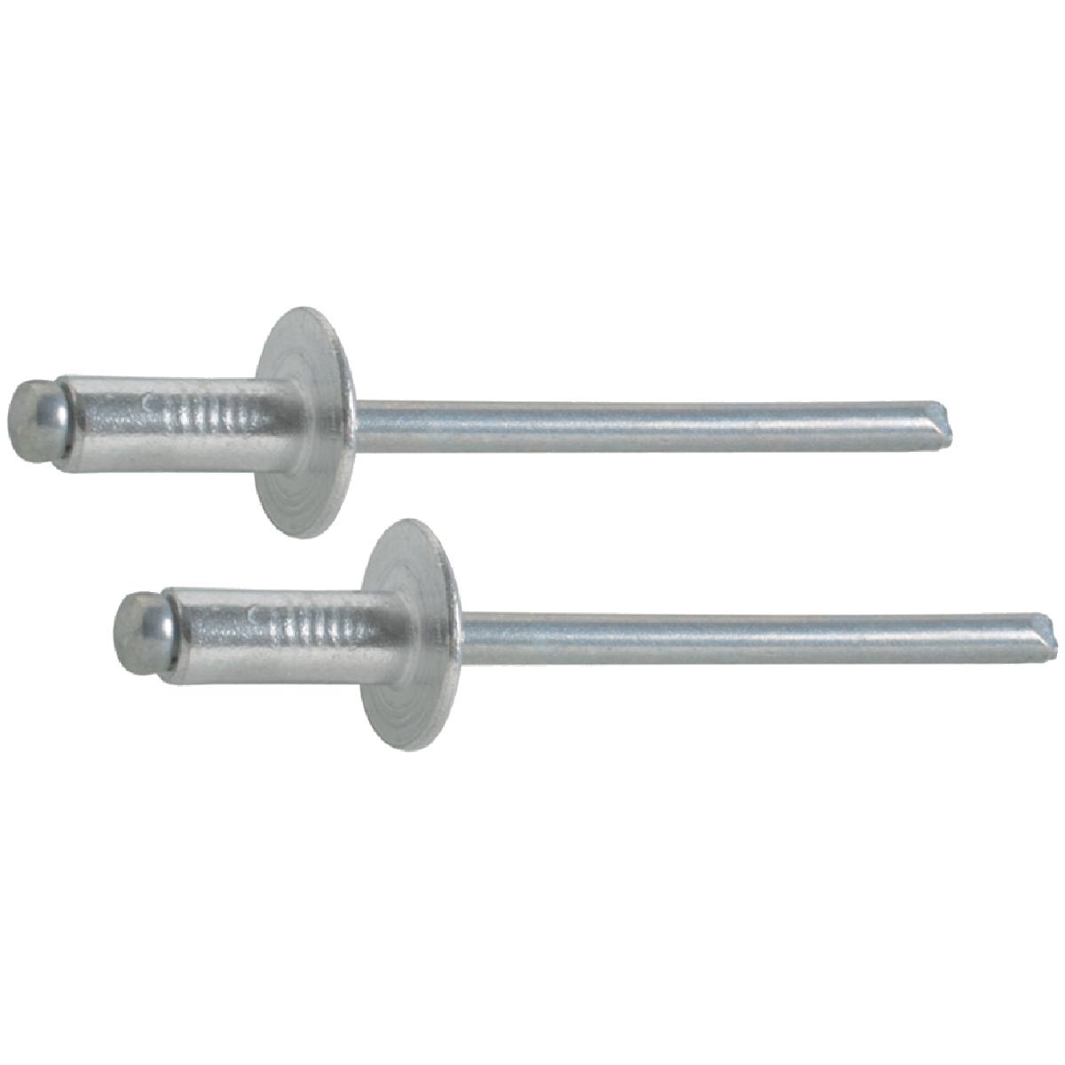 BOÎTE 250 RIVETS ALU / ACIER - TÊTE EXTRA LARGE 4,8 x 10 MM