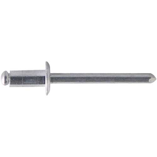 BOÎTE 250 RIVETS TOUT ALU - TÊTE PLATE 4,8 x 20 MM