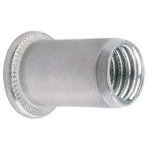 BOÎTE 500 ÉCROUS AVEUGLES ACIER TÊTE PLATE