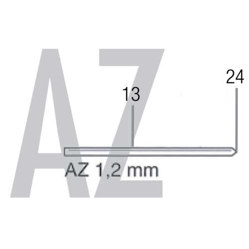 POINTE FINETTE AZ 1,2 X 24 MM CARTON DE 5000