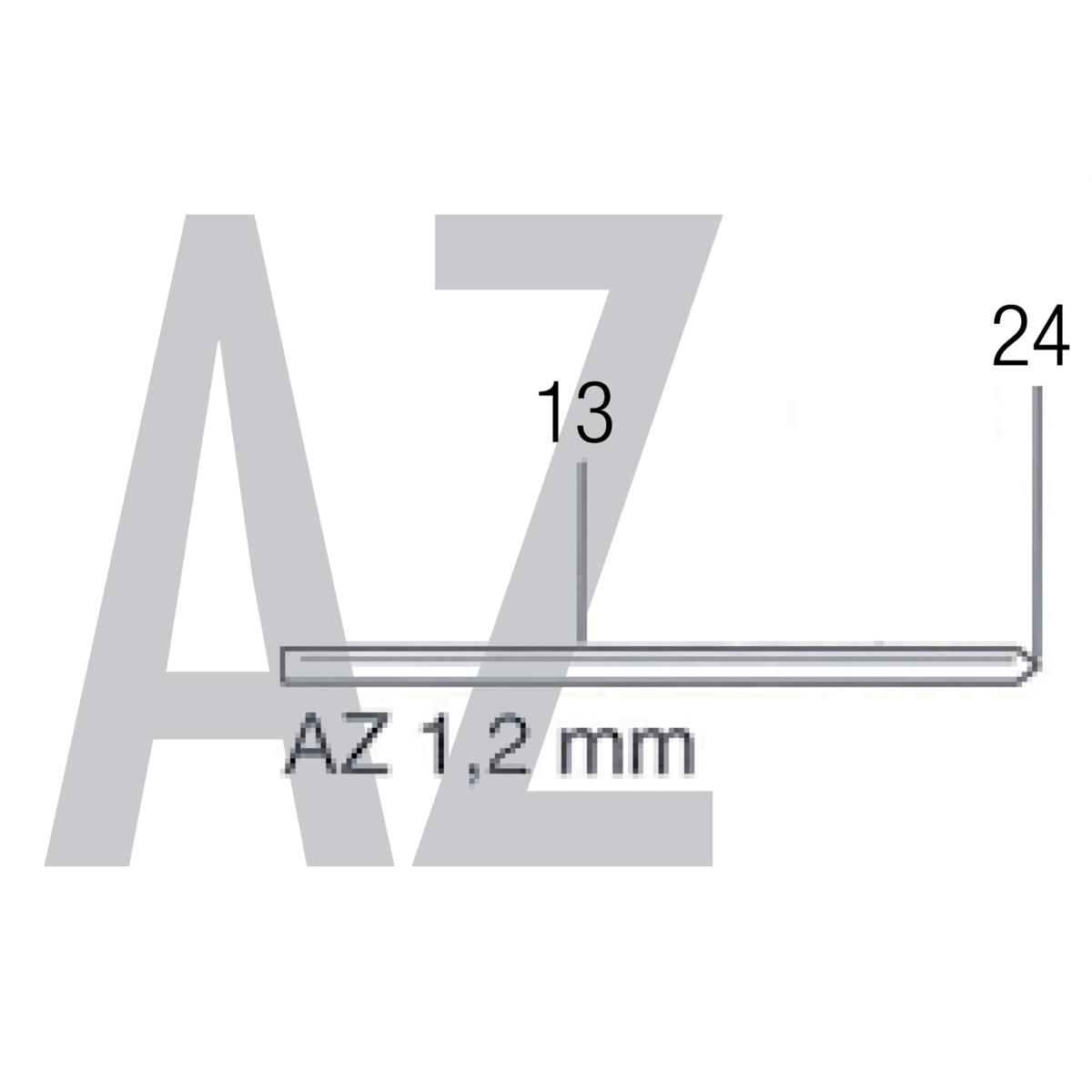 POINTE FINETTE AZ 1,2 X 24 MM CARTON DE 5000