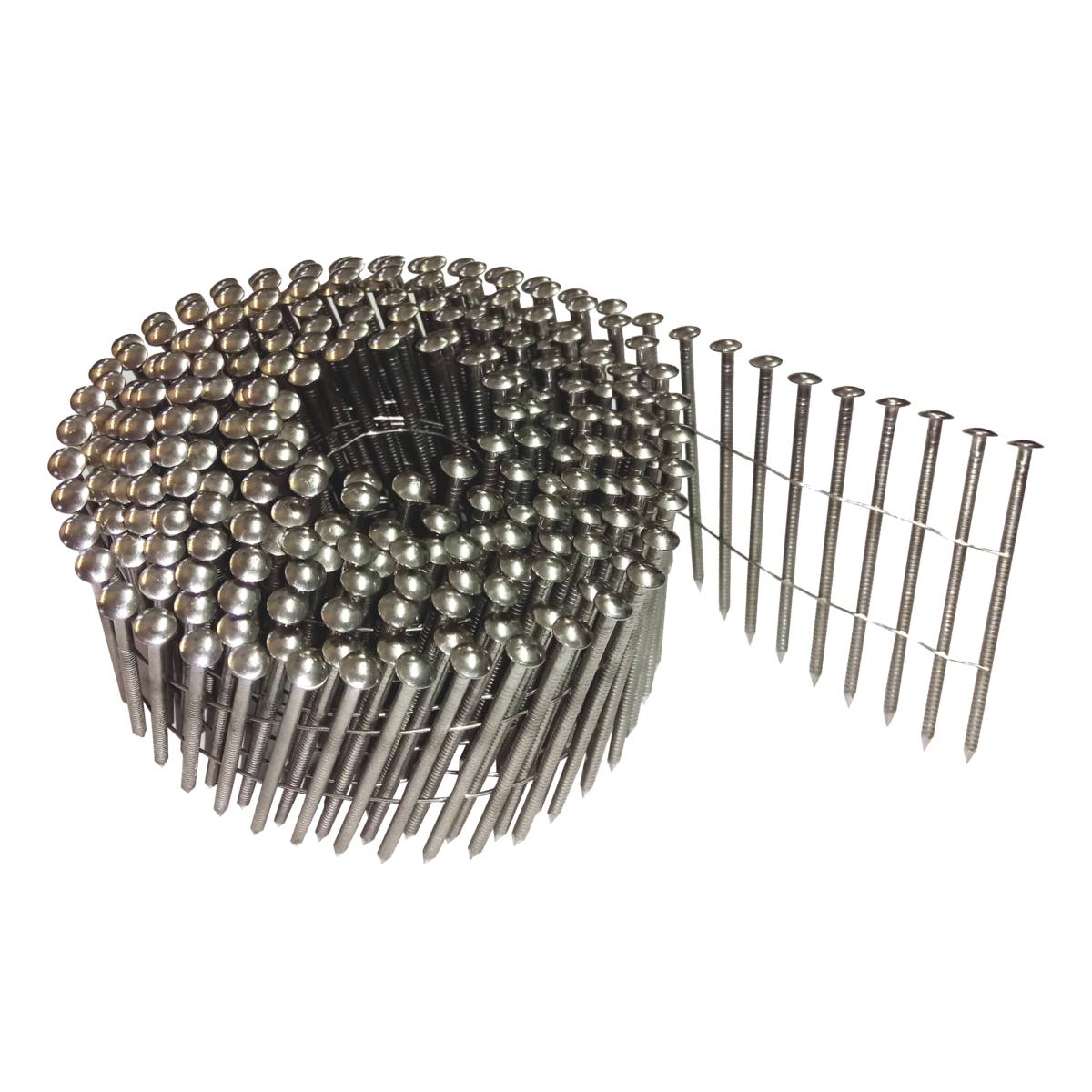 CARTON 9000 POINTES ANNELÉES 2,1 X 50 MM INOX