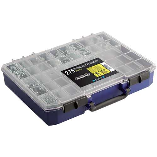 COFFRET 275 CHEVILLES MÉTALLIQUES