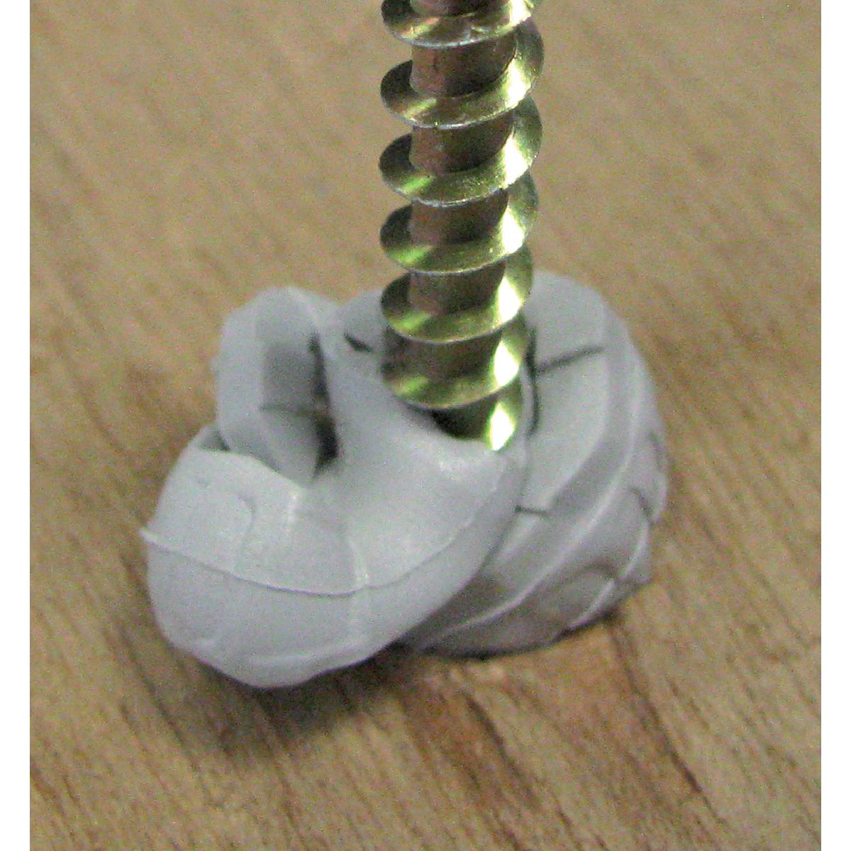 BOÎTE 50 CHEVILLES NYLON AVEC COLLERETTE 10 X 50 MM