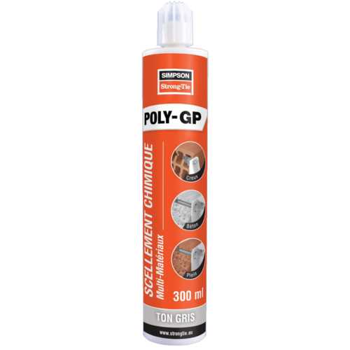 RÉSINE POLYESTER MULTI-MATÉRIAUX POLY-PG TON GRIS