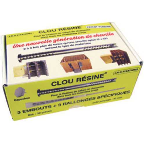 PACK 32 CLOUS RÉSINE