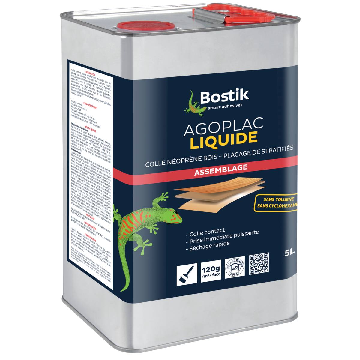 COLLE NÉOPRÈNE AGOPLAC LIQUIDE