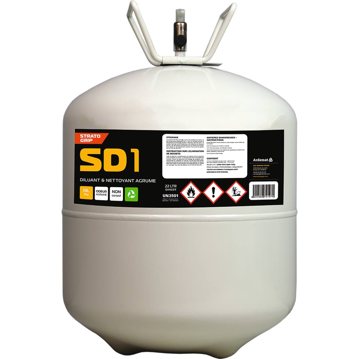 DILUANT ET NETOYANT SENTEUR AGRUMES 13L