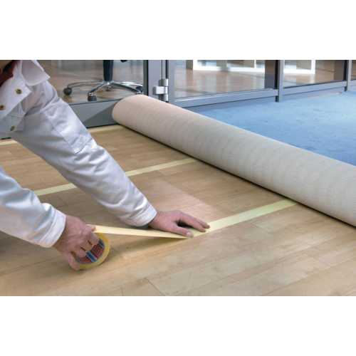 RUBAN ADHÉSIF DOUBLE FACE POUR REVÊTEMENT DE SOL 25m x 50mm