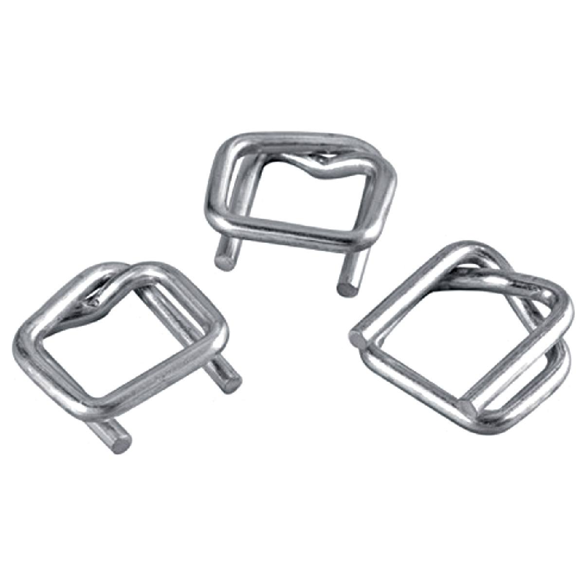 CARTON DE 1000 BOUCLES DE FEUILLARD 16 MM