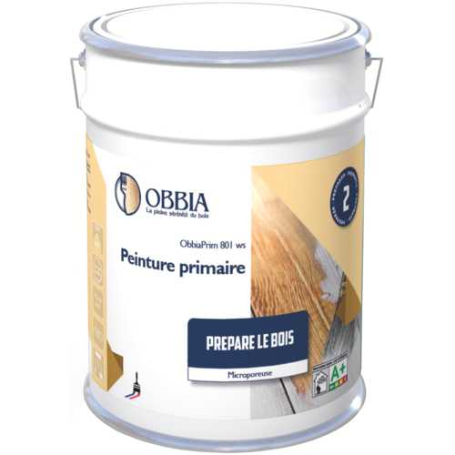 PEINTURE PRIMAIRE POUR MENUISERIE BOIS - OBBIAPRIM 801 WS