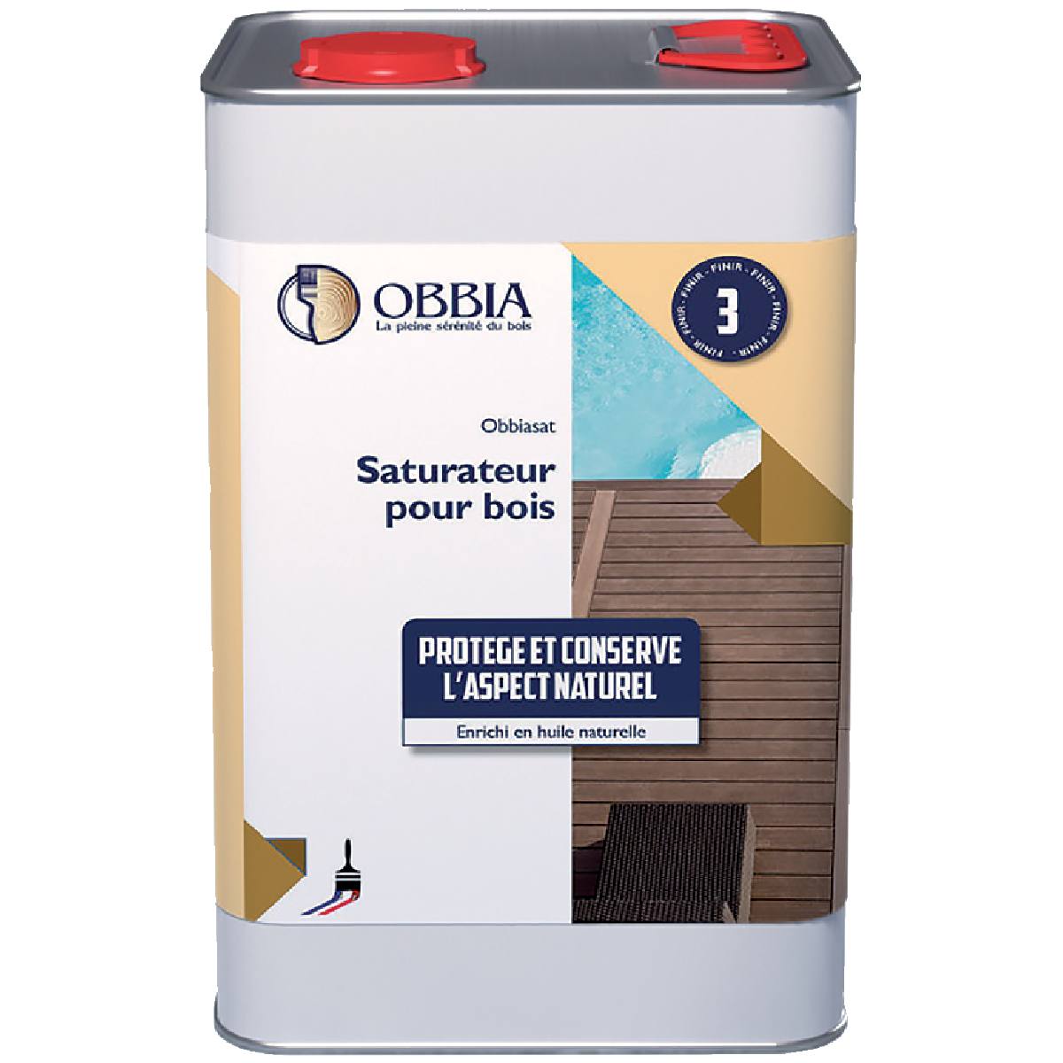 SATURATEUR DE BOIS OBBIASAT CHÊNE CLAIR 5 L