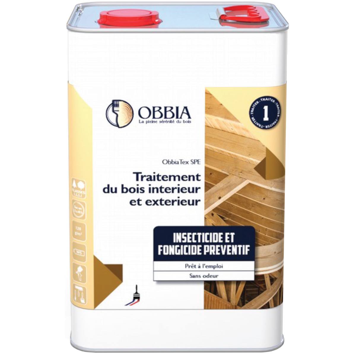 TRAITEMENT DES BOIS INT/EXT OBBIATEX SPE 5 L