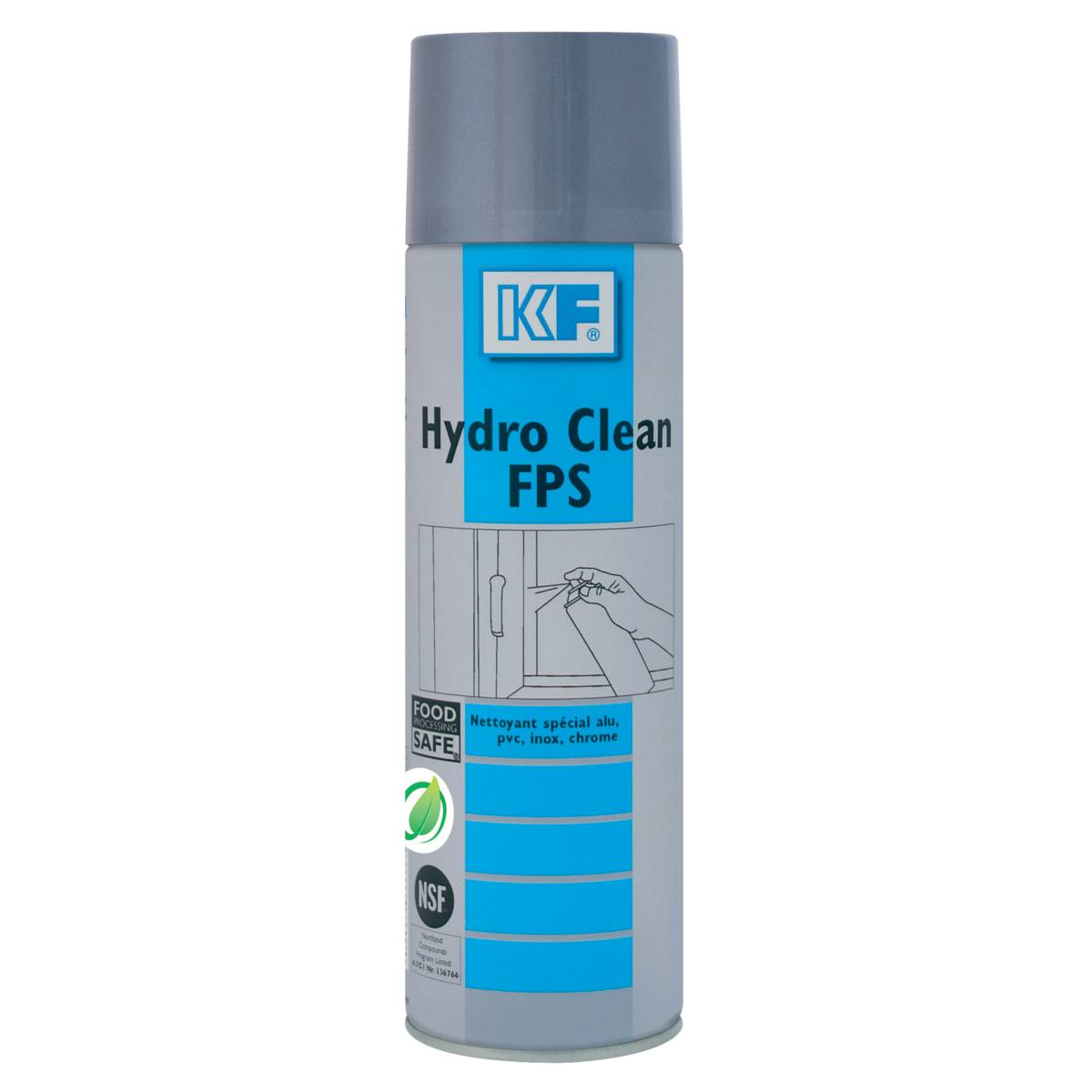 NETTOYANT HYDRO CLEAN FPS SPÉCIAL ALU, CHROME, INOX, PVC