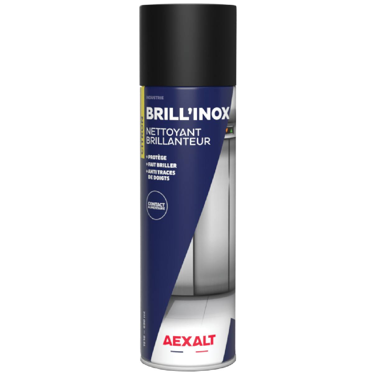 NETTOYANT ALU, INOX ET CHROME BRILL'INOX AÉROSOL 650 ML
